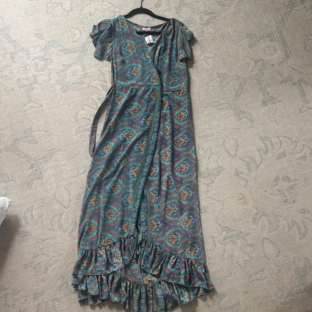 Bohemian Paisley Maxi Dress